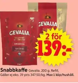 ICA Supermarket Snabbkaffe erbjuda