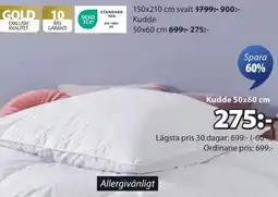 JYSK Kudde erbjuda