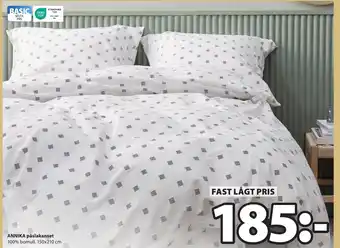 JYSK ANNIKA påslakanset erbjuda