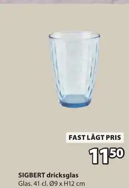 JYSK SIGBERT dricksglas Glas. erbjuda