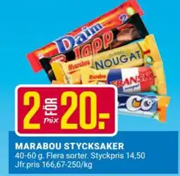 ÖoB Marabou stycksaker erbjuda