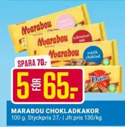ÖoB Marabou chokladkakor erbjuda
