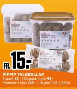 ÖoB Pippip talgbollar erbjuda