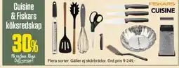 ÖoB Cuisine & Fiskars köksredskap erbjuda