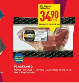 Willys FLÄSKLÄGG erbjuda