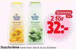 ICA Supermarket Family Fresh Shower Cream erbjuda