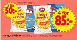 ICA Supermarket Chips, Ostbågar OLW erbjuda