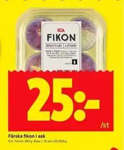 ICA Supermarket Färska fikon i ask erbjuda
