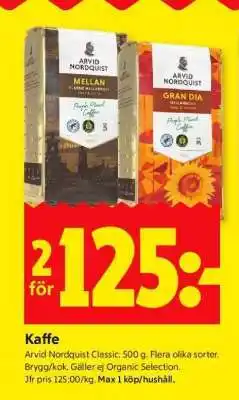 ICA Supermarket KAFFE erbjuda