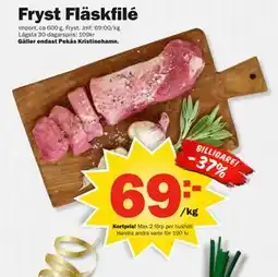 Pekås Fryst Fläskfilé, Medlemspris erbjuda