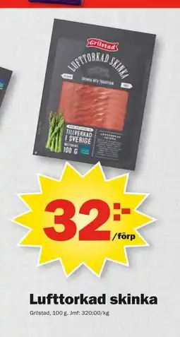 Pekås Lufttorkad skinka, SEK 32 erbjuda