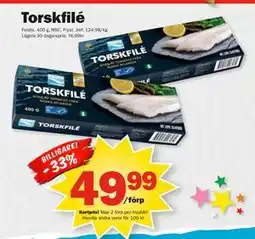 Pekås Torskfilé, Medlemspris erbjuda