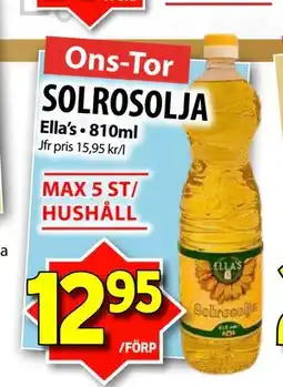 Matvärlden Tensta SOLROSOLJA, SEK 12.95 erbjuda