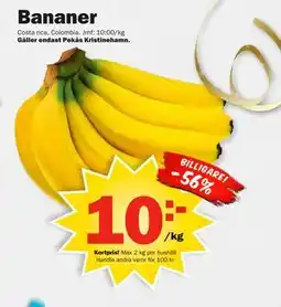 Pekås Bananer, Medlemspris erbjuda