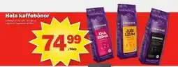 Pekås Hela kaffebönor, SEK 74.99 erbjuda