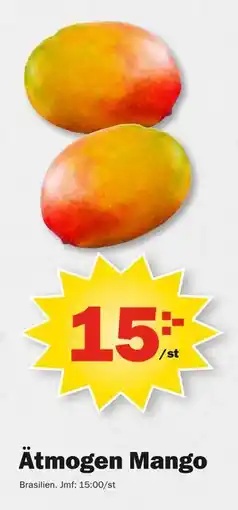 Pekås Ätmogen Mango, SEK 15 erbjuda