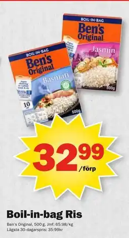 Pekås Boil-in-bag Ris, SEK 32.99 erbjuda