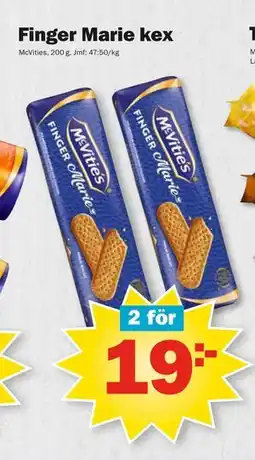 Pekås Finger Marie kex, SEK 19 erbjuda