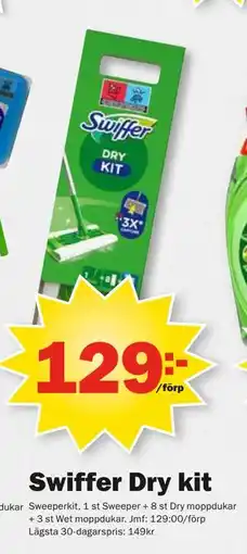 Pekås Swiffer Dry kit, SEK 129 erbjuda
