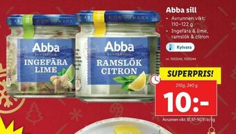 Lidl Abba sill erbjuda