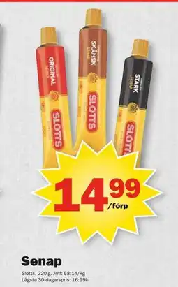 Pekås Senap, SEK 14.99 erbjuda