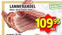 Matvärlden Tensta LAMMFRAMDEL, SEK 109.95 erbjuda
