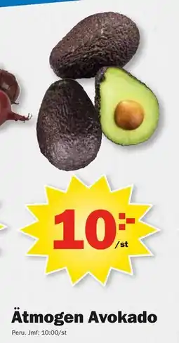 Pekås Ätmogen Avokado, SEK 10 erbjuda