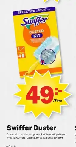 Pekås Swiffer Duster, SEK 49 erbjuda