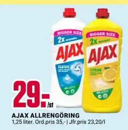 ÖoB AJAX ALLRENGÖRING, SEK 29 erbjuda