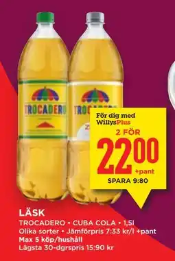 Willys LÄSK, Medlemspris erbjuda