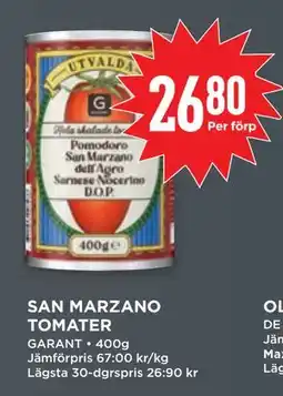 Willys SAN MARZANO TOMATER, SEK 26.8 erbjuda
