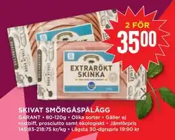 Willys SKIVAT SMÖRGÅSPÅLÄGG, SEK 35 erbjuda