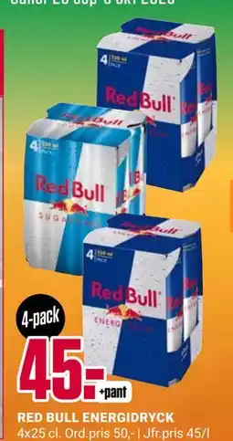 ÖoB RED BULL ENERGIDRYCK, SEK 45 erbjuda
