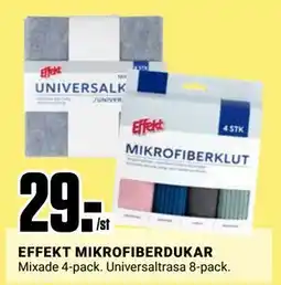 ÖoB EFFEKT MIKROFIBERDUKAR, SEK 29 erbjuda