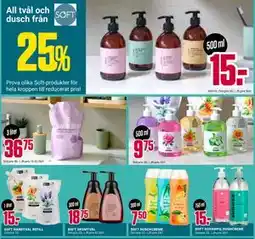 ÖoB All tvål och dusch från SOFT erbjuda