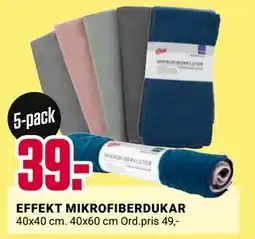 ÖoB EFFEKT MIKROFIBERDUKAR, SEK 39 erbjuda