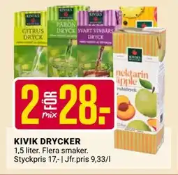 ÖoB KIVIK DRYCKER, SEK 28 erbjuda