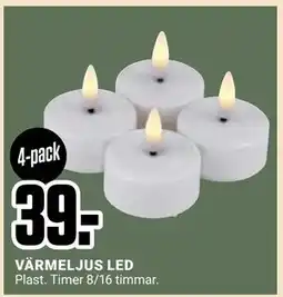ÖoB VÄRMELJUS LED, SEK 39 erbjuda