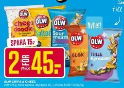 ÖoB OLW CHIPS & CHEEZ, SEK 45 erbjuda