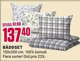 ÖoB BÄDDSET, SEK 137.4 erbjuda