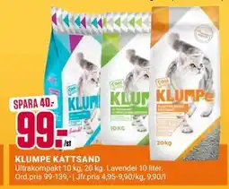 ÖoB KLUMPE KATTSAND, SEK 99 erbjuda
