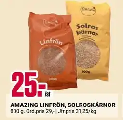 ÖoB AMAZING LINFRÖN, SOLROSKÄRNOR, SEK 25 erbjuda