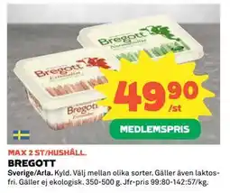 Coop Daglivs BREGOTT, Medlemspris erbjuda