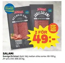 Coop Daglivs SALAMI, SEK 49 erbjuda