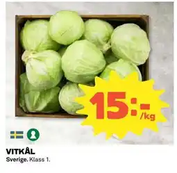 Coop Daglivs VITKÅL, SEK 15 erbjuda