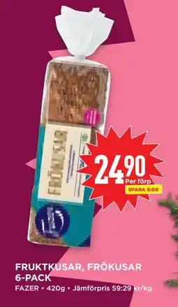 Willys Hemma FRUKTKUSAR, FRÖKUSAR 6-PACK, SEK 24.9 erbjuda