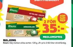 Coop Daglivs BULJONG, Medlemspris erbjuda