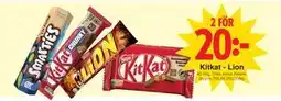 Matöppet Kitkat - Lion, SEK 20 erbjuda