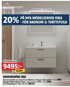 Bauhaus BADRUMSMÖBEL VIKA, SEK 9495 erbjuda