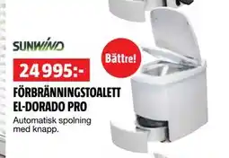 Bauhaus FÖRBRÄNNINGSTOALETT EL-DORADO PRO, SEK 24995 erbjuda